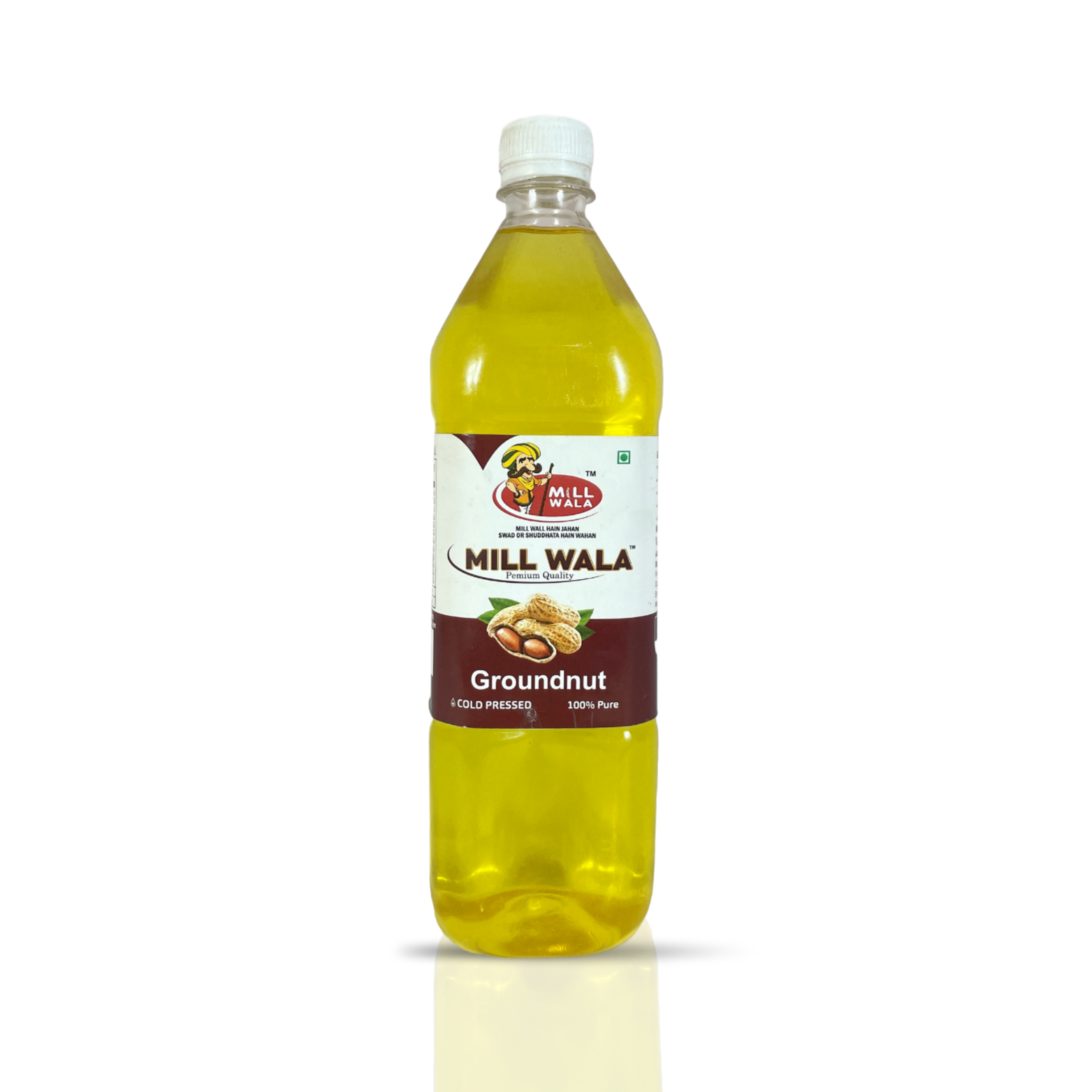 Cold Pressed Groundnut Oil - 1ltr Cold Pressed Groundnut Oil - Image 1