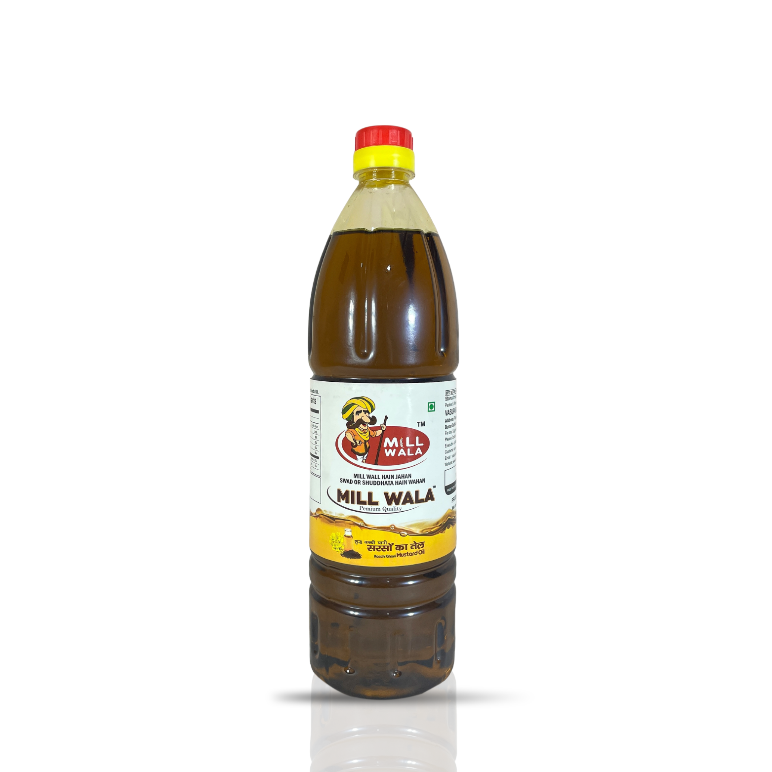 Kachi Ghani Mustard Oil (Filtered) - 1ltr Kachi Ghani Mustard Oil (Filtered) - Image 1